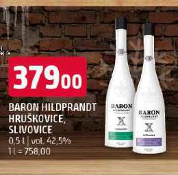 BARON HILDPRANDT HRUKOVICE, SLIVOVICE