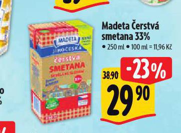 MADETA ERSTV SMETANA 33%