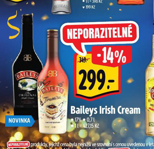 BAILEYS IRISH CREAM