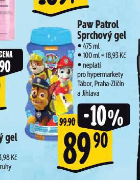 PAW PATROL SPRCHOV GEL