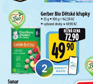 GERBER BIO DTSK KUPKY