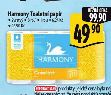 HARMONY TOALETN PAPR