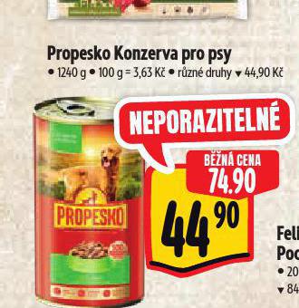 PROPESKO KONZERVA PRO PSY