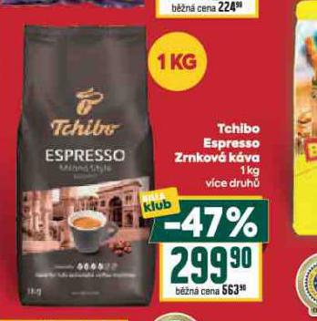 TCHIBO ESPRESSO ZRNKOV KVA