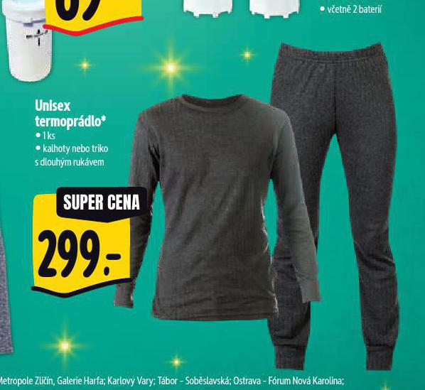 UNISEX TERMOPRDLO