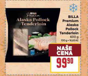 BILLA PREMIUM ALASKA POLLOCK TENDERLOIN