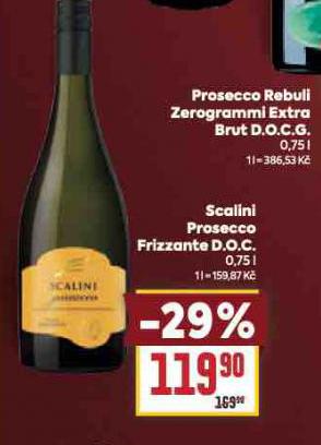 SCALINI PROSECCO FRIZZANTE D.O.C.