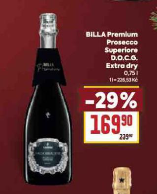 BILL APREMIUM PROSECCO SUPERIORE D.O.C.G. EXTRA DRY