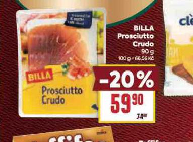 BILLA PROSCIUTTO CRUDO