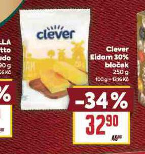 CLEVER EIDAM 30% BLOEK