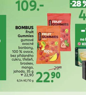 BOMBUS FRUIT GUMMIES