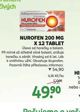 NUROFREN 200 MG X 12 TABLET