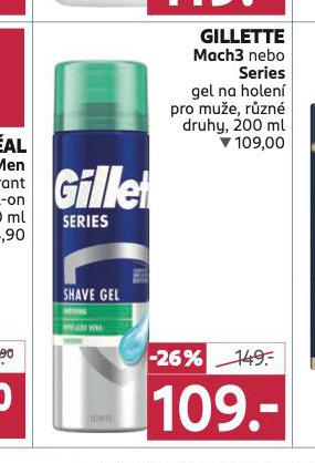 GILLETTE MACH3, SERIES GEL NA HOLEN