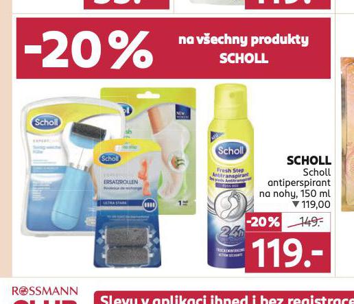 SCHOLL ANTIPERSPIRANT