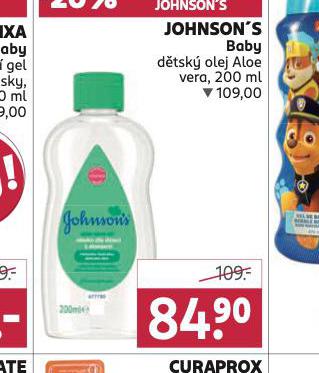 JOHNSONS BABY DTSK OLEJ ALOE VERA