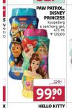 PAW PATROL, DISNEY PRINCESS KOUPELOV SPRCHOV GEL