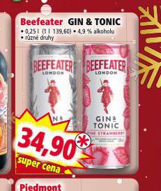 BEEFEATER GIN & TONIC