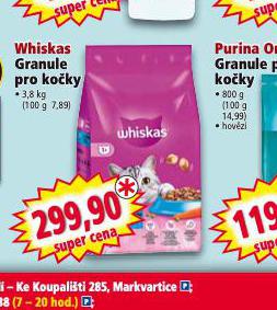 WHISKAS GRANULE PRO KOKY