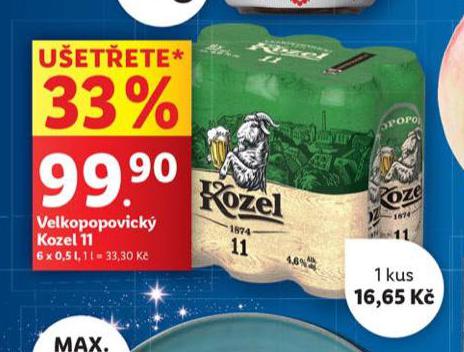 PIVO VELKOPOPOVICK KOZEL