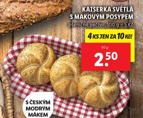 KAISERKA SVTL S MAKOVM POSYPEM