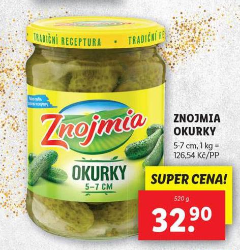 ZNOJMIA OKURKY