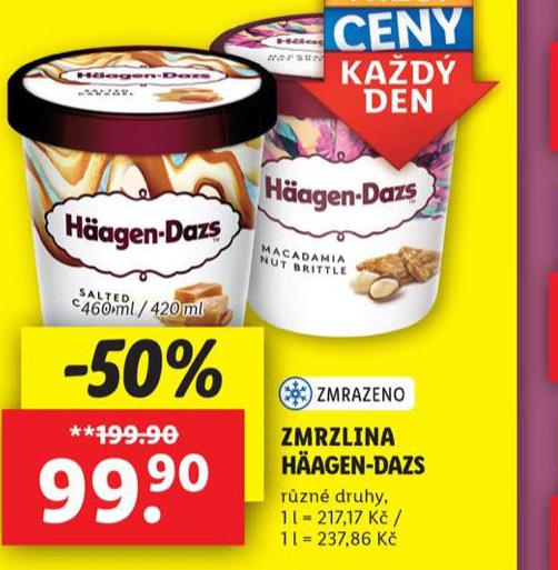 HAGEN DAZS ZMRZLINA