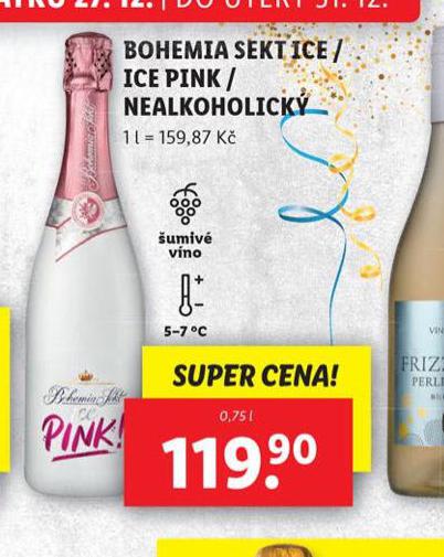 BOHEMIA SEKT ICE, ICE PNK, NEALKOHOLICK