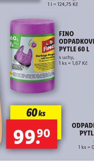 FINO ODPADKOV PYTLE 60 L