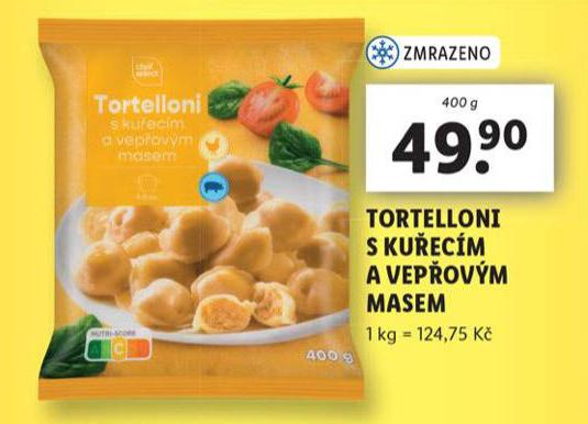 TORTELLONI S KUECM A VEPOVM MASEM