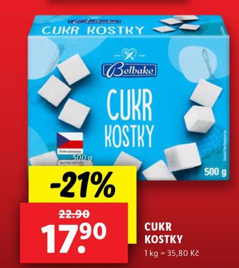 CUKR KOSTKY