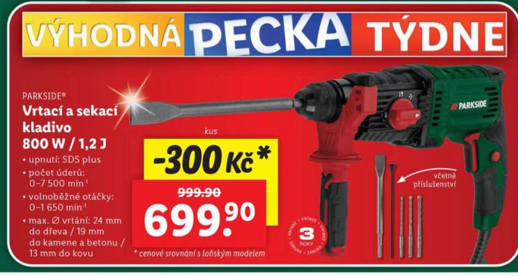 VRTAC A SEKAC KLADIVO 800 W