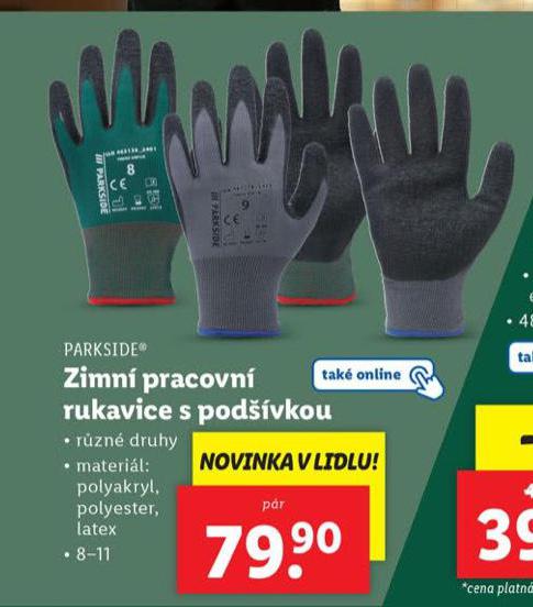 ZIMN PRACOVN RUKAVICE S PODVKOU