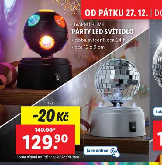 PRTY LED SVTIDLO