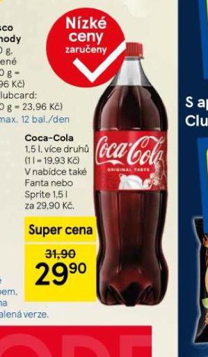 COCA COLA 1,5L