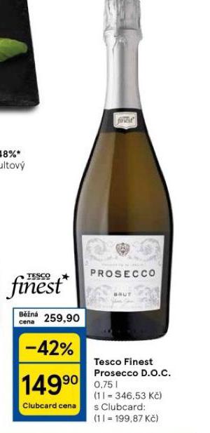 TESCO FINEST PROSECCO