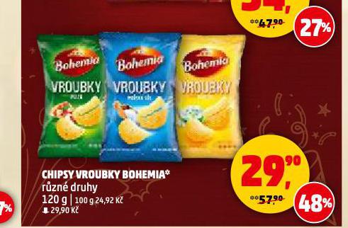 CHIPSY VROUBKY BOHEMIA