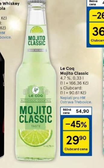 LE COQ MOJITO CLASSIC