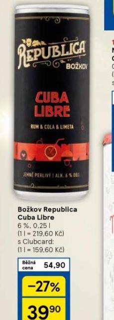 BOKOV REPUBLICA CUBA LIBRE