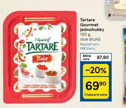 TARTARE GOURMET JEDNOHUBKY