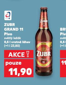 PIVO ZUBR GRAND 11