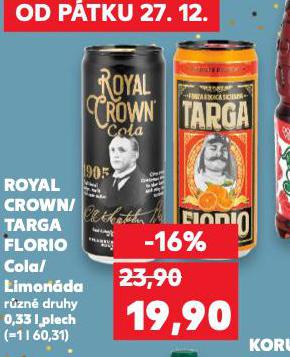 ROYAL CROWN TARGA FLORIO COLA / LIMONDA