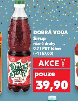 DOBR VODA SIRUP