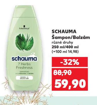 SCHAUMA AMPON, BALZM