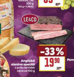 ANGLICK SLANINA SPECIL