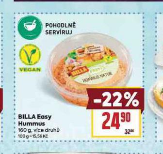 BILLA EASY HUMMUS