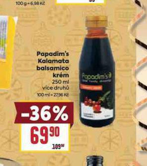 PAPADIMS KALAMATA BALSAMICO KRM