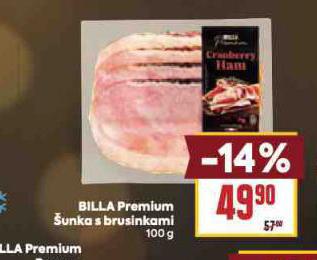 BILLA PREMIUM UNKA S BRUSINKAMI