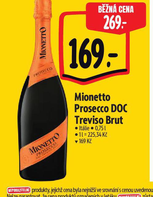 MIONETTO PROSECCO DOC TREVISO BRUT