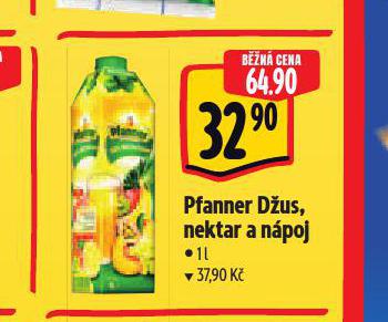 PFANNER DUS, NEKTAR A NPOJ