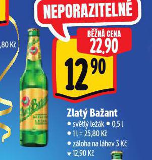 PIVO ZLAT BAANT